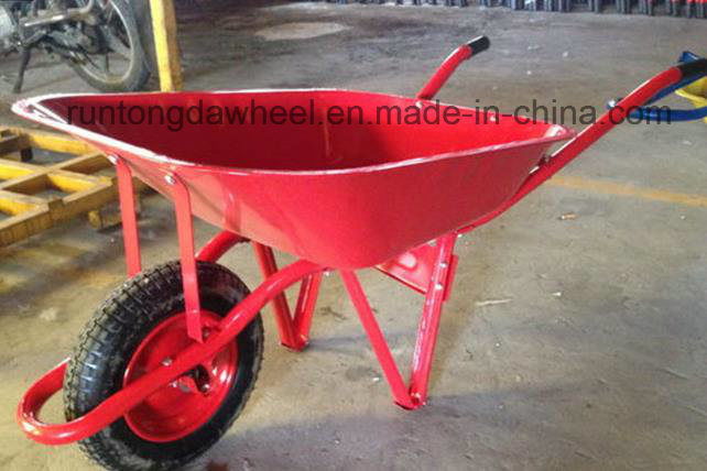 Wb6287 Heavy Duty Wheelbarrow with Powder Coating Image1