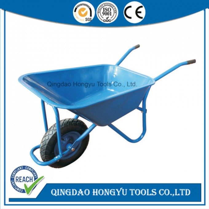 Factory Price Blue 90L Wheelbarrow with Heavy Duty (WB5009) Image1