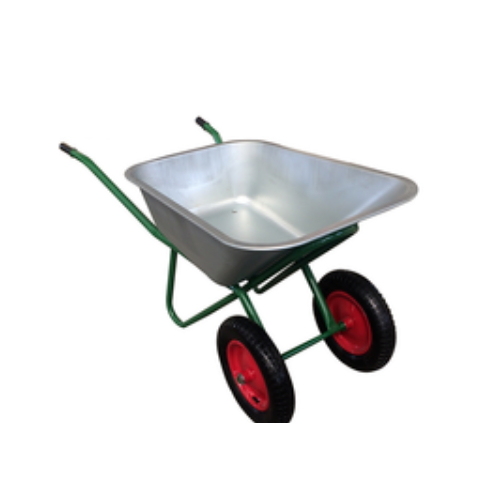 Heavy Duty Hurl Barrow Double Wheel Barrow Image1