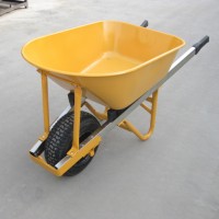 Heavy-Duty Steel Tray Wheelbarrow