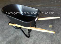 Wh6601 Heavy Duty Wood Handle Garden Wheelbarrow Image1