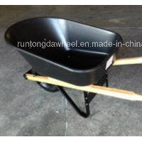 Wh6601 Heavy Duty Wood Handle Garden Wheelbarrow