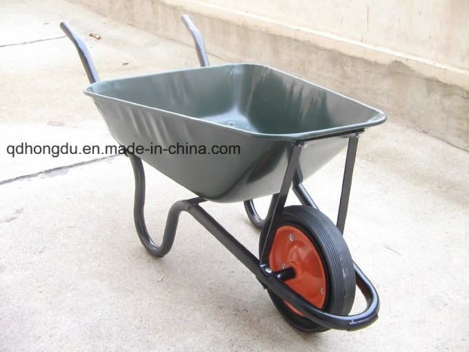 Heavy Duty Garden Wheelbarrow with 13 Inch Solid Wheel Wb3800 Image1