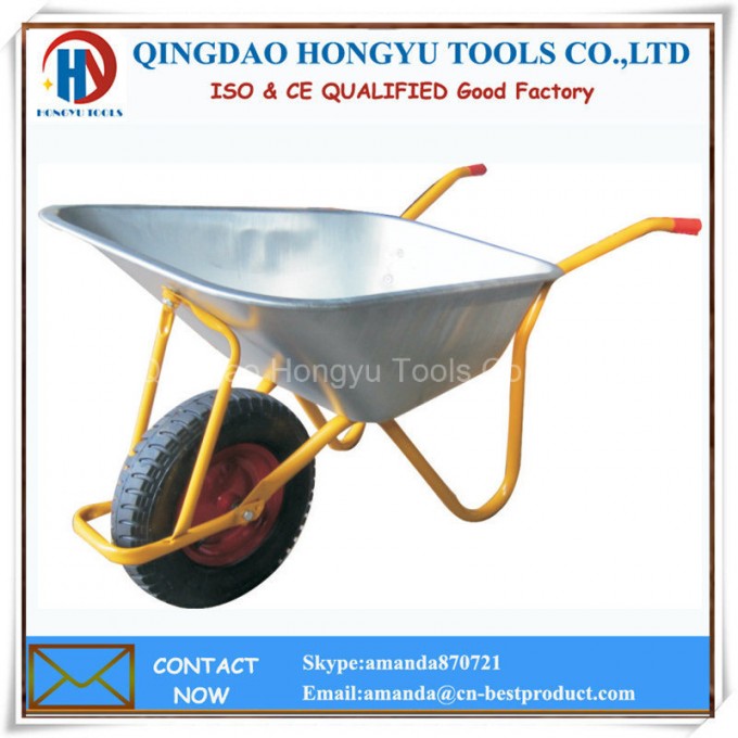 Heavy Duty Rib Tire Wheelbarrow Image1