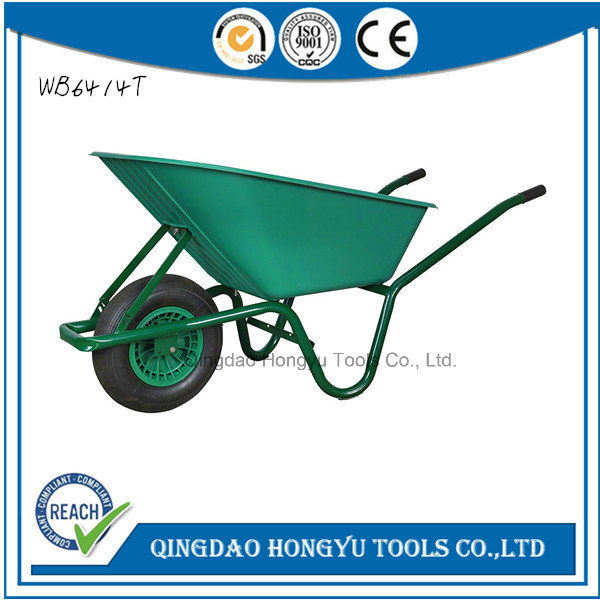 Plastic Tray Heavy Duty Wheel Barrow for Canada (WB6414) Image1