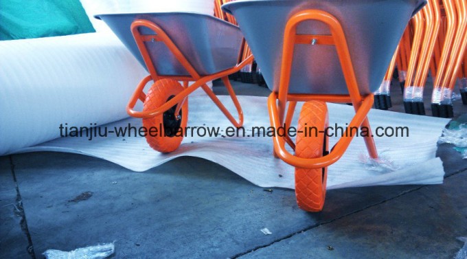 Russia Model Heavy Duty Galvanized Wheel Barrow (Wb6418) Image1