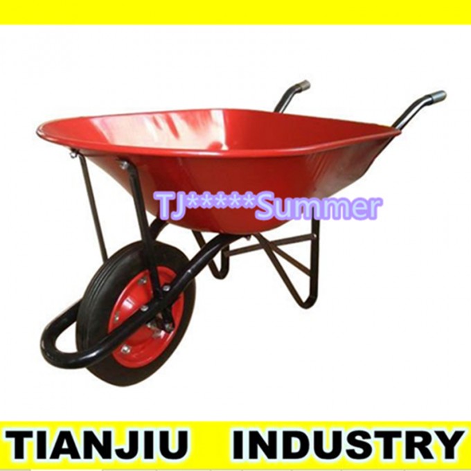 Heavy Duty Wheel Barrow Wb7500 with Powder Coating Tray Image1