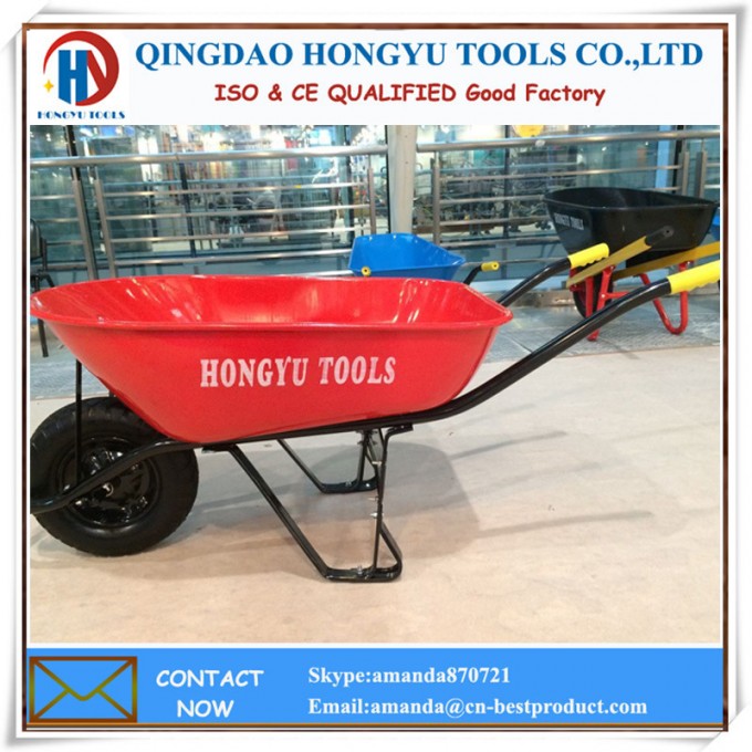 100L Big Capacity Heavy Duty Farm and Garden Wheelbarrow Image1
