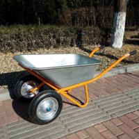 Heavy Duty Durable Dual Wheel Europe Wheelbarrow