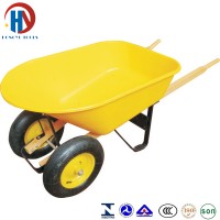 Two Wheels Heavy Duty Wheelbarrow