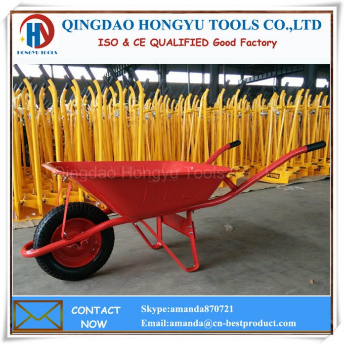 Heavy Duty 65L/5FT Tray Wheel Barrow Image1