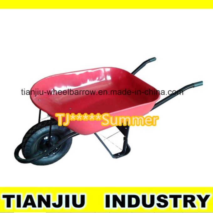 South America Model 86L Heavy Duty Wheelbarrow Wheel Barrow Wb4688 with Pneumatic Wheel Image1