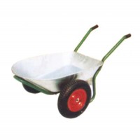 Metal Double Wheel Heavy Duty Russia Popular Concret Wheelbarrow (WB6406)