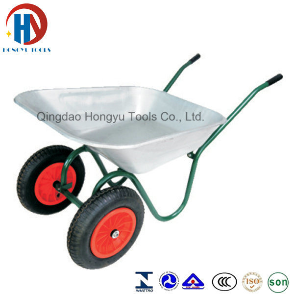 Zinc Plated Industrial Tool Heavy Duty Wheelbarrow (WB6410) Image1