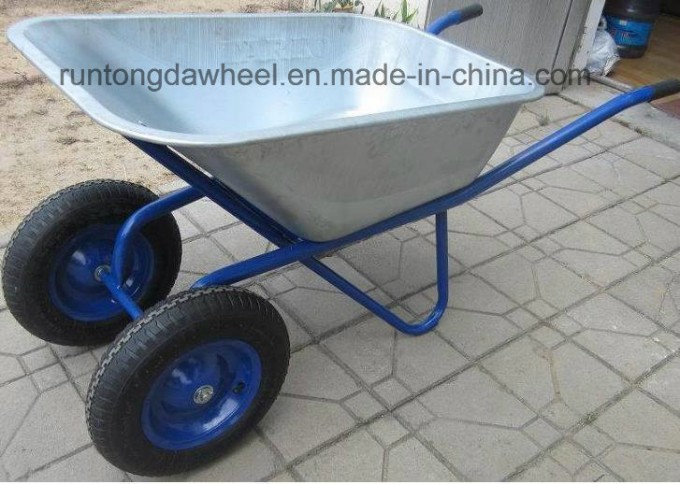 Wb5017 Garden Wheel Barrow Galvanized Wheelbarrow Image1