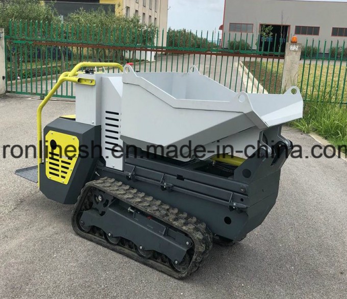 850kgs, 13HP Honda Powered Crawler Type High Tip Track Wheelbarrow/Mini Transporter/Track Dumper/Gar Image1
