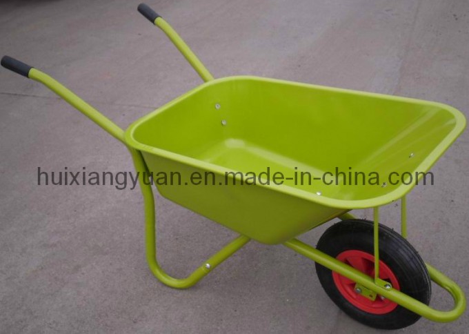 Wb5017 Yellow Wheel Barrow, Garden Wheelbarrow Image1