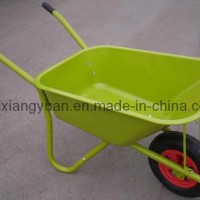 Wb5017 Yellow Wheel Barrow, Garden Wheelbarrow