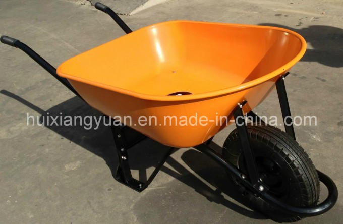 Wb5007p Yellow Steel Garden Wheelbarrow Image1