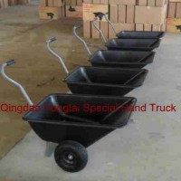 Double Wheel Garden Wheelbarrow