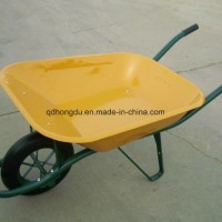Colorful Plastic Garden Wheelbarrow with Separate Type Galvanized Frame Wb6400