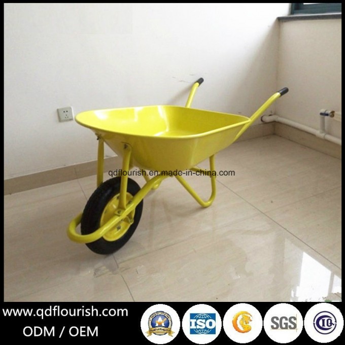 Garden Tool Cart Wheelbarrow Wb7209 Rubber Wheel Barrow Image1