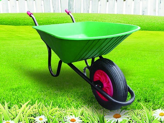 Rust-proof poly tray Garden Wheelbarrow Image1