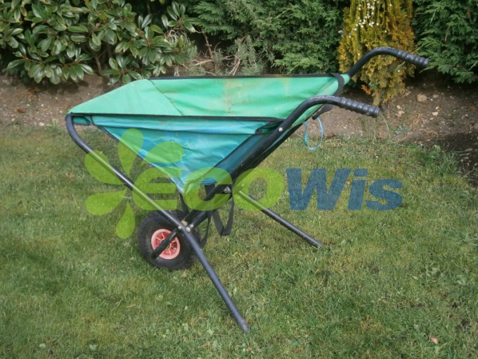 Space Saving Folding Garden Wheel Barrow Image1