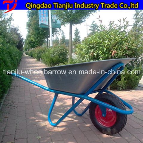 Galvanised Steel Garden Wheelbarrow Wb6418 for Russia Market Image1