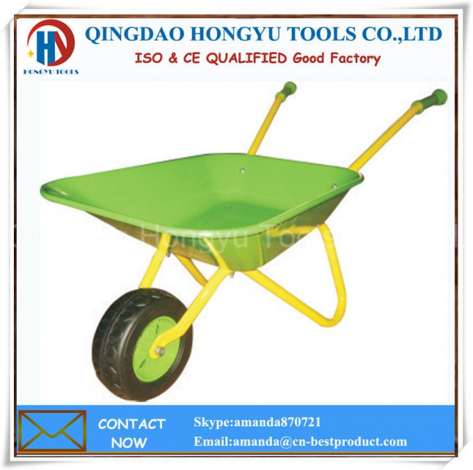 Small Kid′s Garden Toy Wheel Barrow Image1