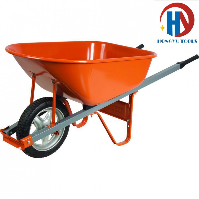 Square Handle Never Flat Australia Garden Wheelbarrow Image1