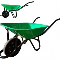 Heavy Capacity Steel Solid Garden Wheelbarrow
