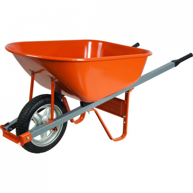 Farm Garden Steel Square Handle Wheel Barrow Image1