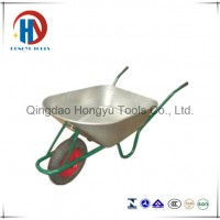 Qingdao Metal Garden Wheel Barrow for Sale (WB6412W)