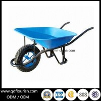 Garden Tool Cart Trolley Wb6400h Metal Concrete Wheelbarrow