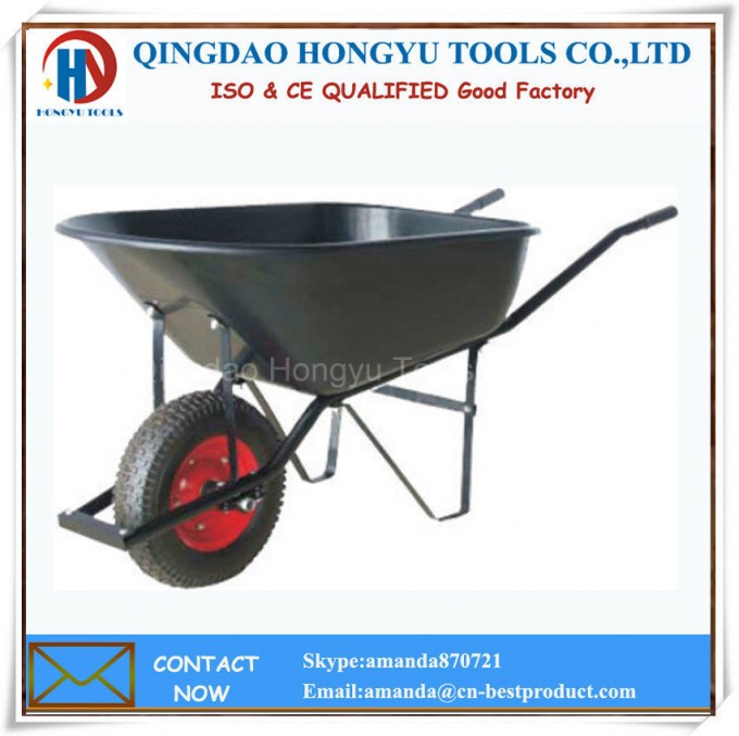 Europe Style Painted Metal Tray and Frame Garden Tool Barrow/Wheelbarrow Image1