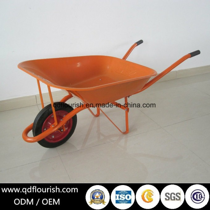 Garden Tool Cart Trolley Wb6500 Wheelbarrow Rubber Wheel Barrow Image1
