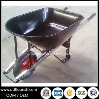 Garden Tool Cart Trolley Wheelbarrow Wb6601 Rubber Wheel Barrow