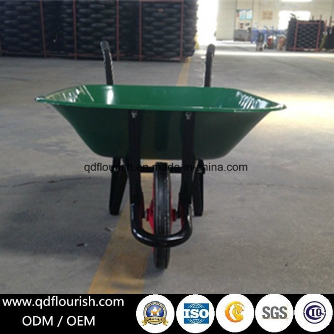 Wb6500 Garden Tool Cart Trolley Wheelbarrow Rubber Wheel Barrow Image1