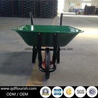 Wb6500 Garden Tool Cart Trolley Wheelbarrow Rubber Wheel Barrow