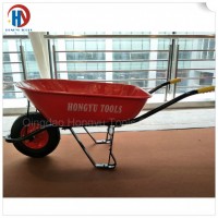 100L Large Capacity Farm and Garden Wheelbarrow