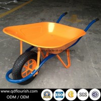 Garden Tool Cart Trolley Wheelbarrow Rubber Wheel Barrow Wb6400