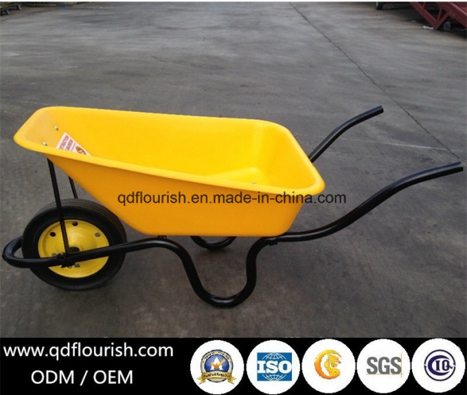 Solid Rubber Wheel Barrow Wb3800 Wheelbarrow Garden Cart Wb3800 Image1