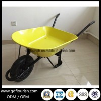 Wb7205 Garden Tool Cart Trolley Wheelbarrow Rubber Wheel Barrow