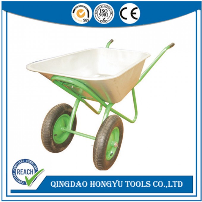 Metal Hand Trolley Two Wheels Wheel Barrow (WB6404A) Image1