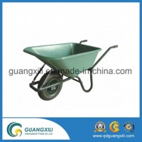 Customizable Kids′ Outdoor Toy Wheel Barrow Metal Wheelbarrow Green Color