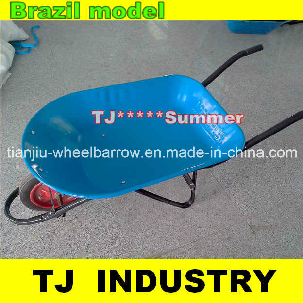 Brazil Power Coated Metal Wheel Barrow Image1
