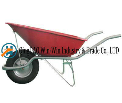 Red Wheelbarrow with Pneumatic Rubber /PU Wheel Image1