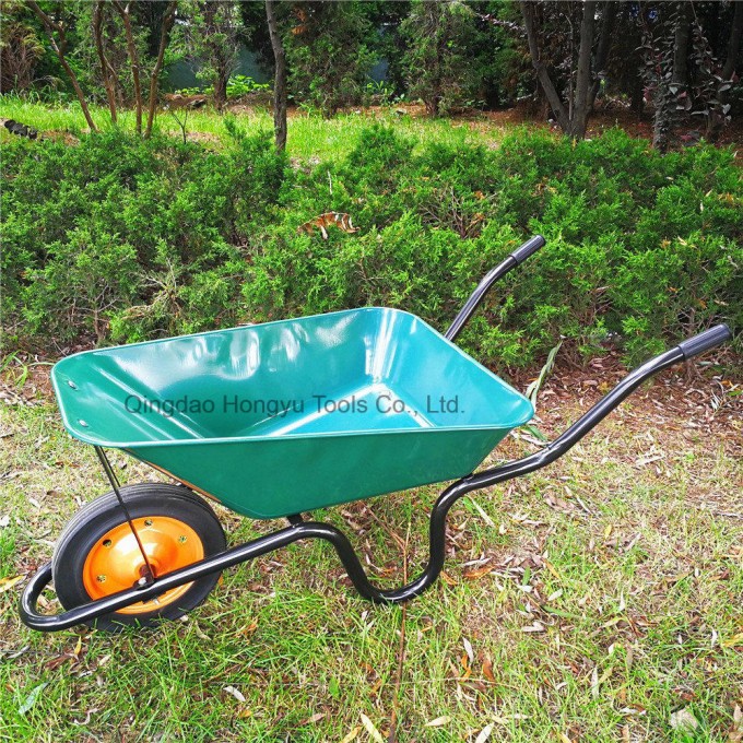 Cheap French Metal Tray Wheelbarrow Wb3800 From Professional Factory Image1