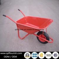 Zinc Plated Galvanized Wb6419 Metal Concrete Wheelbarrow
